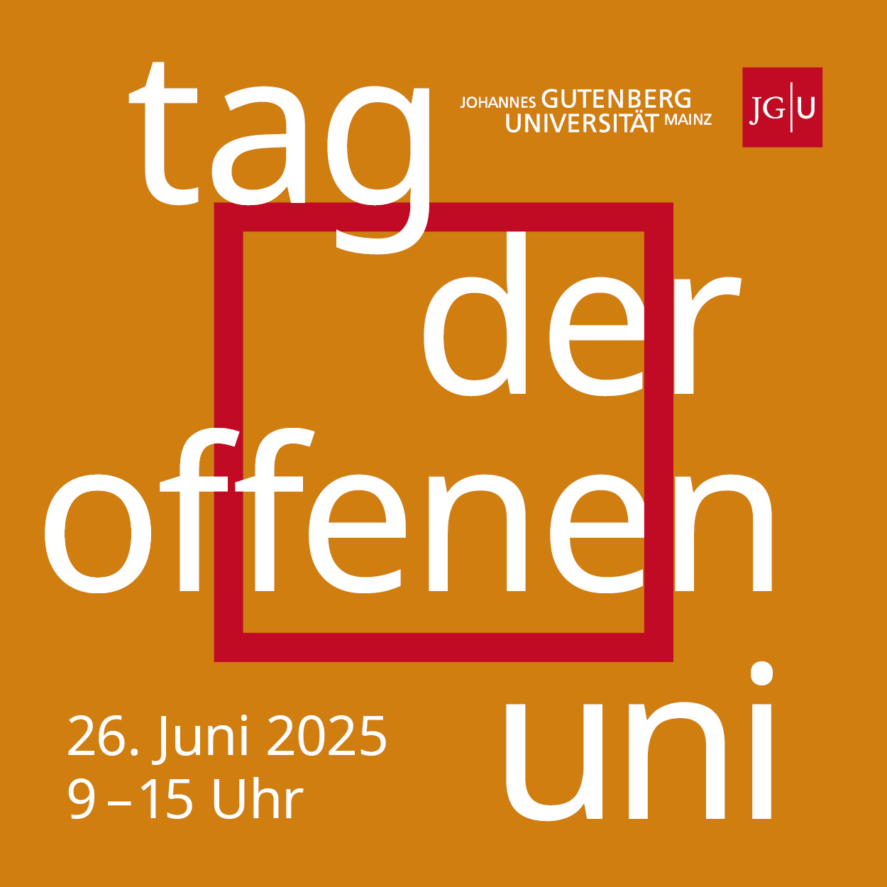 Tag der offenen Uni am 26.6.2025